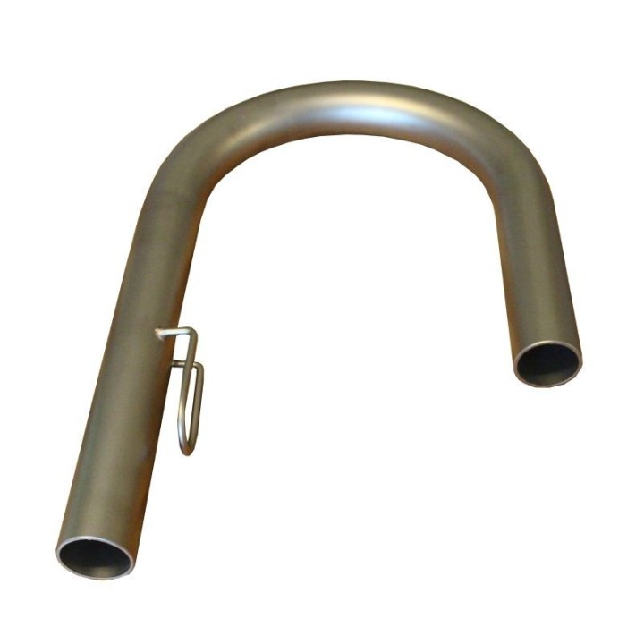 Terminale A “U” Largo Diametro 50 Con Staffa