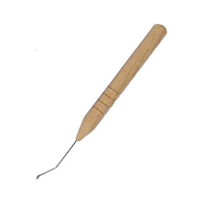 Coglilarve In Acciaio Inox E Manico In Legno