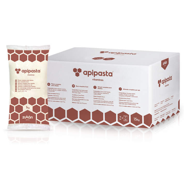 Apipasta Vitaminico da 1 kg confezione 15 kg.