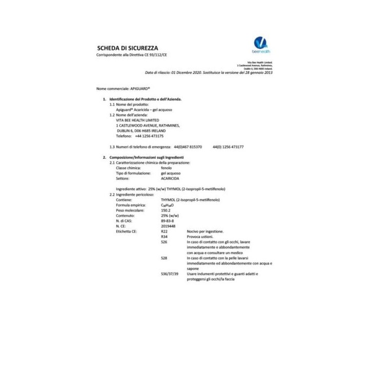 Apiguard Scatola Da 10 Pezzi