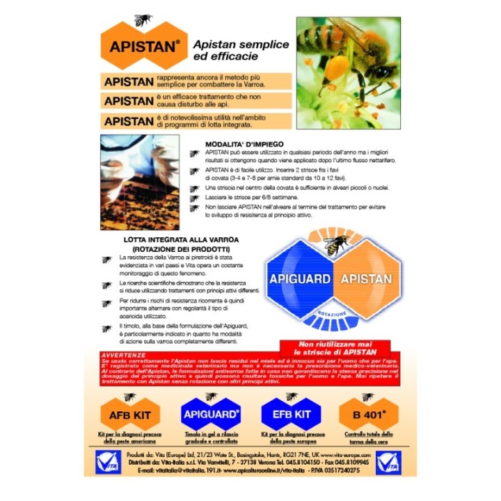 Apistan Buste Da 10 Pezzi