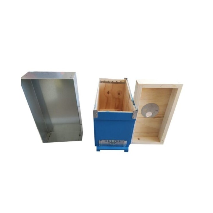 Portasciami Da 6 Favi Con Coprifavo E Coperchio In Lamiera