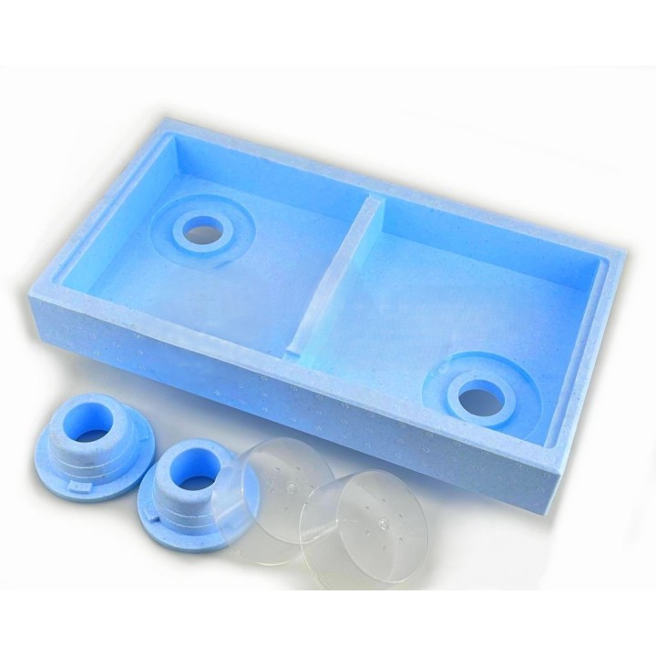 Nutritore Coprifavo 6 Favi Polistirolo HD - Doppia Campana