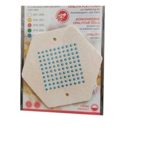 Opalitki Blu Numerati 1-100 - Marcatura Regine 2025/30