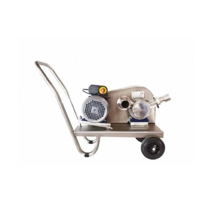 Pompa Miele Inox Monofase 220V con Carrello Professionale
