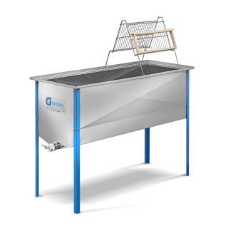 Banco Disopercolare Giordan 120x44 Inox con Coperchio