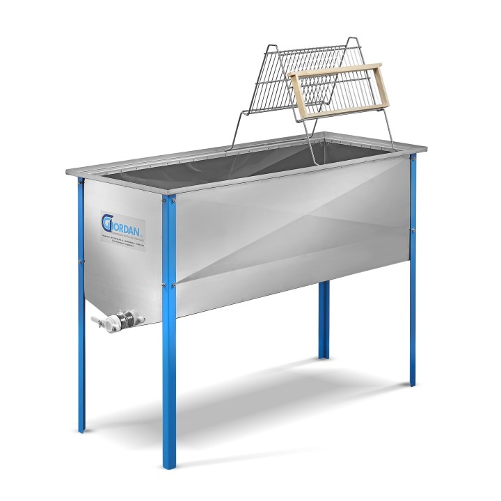 Banco Disopercolare Giordan 120x44 Inox con Coperchio