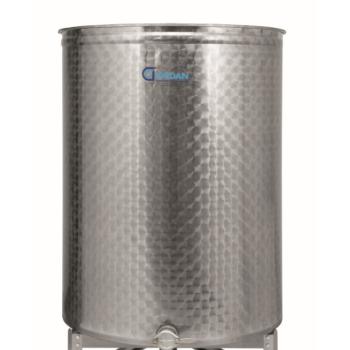 Maturatore Miele 1000kg Inox Giordan Fondo Piano e Rubinetto