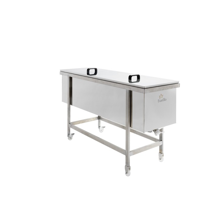 Banco Disopercolatore Fiorillo 153cm con Carrello e Griglia